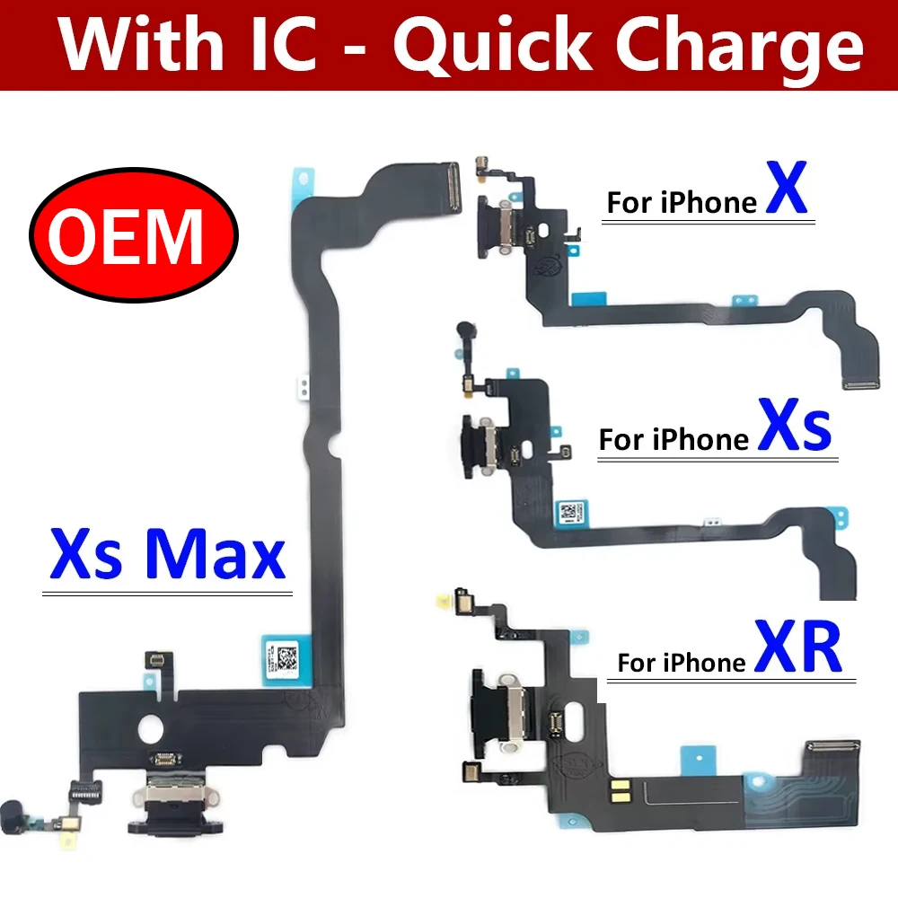New For iPhone X XR XS Max Dock Connector Micro USB Charger Charging Board Port Flex Cable Microphone Board
New For iPhone X XR XS Max Dock Connector Micro USB Charger Charging Board Port Flex Cable Microphone Board