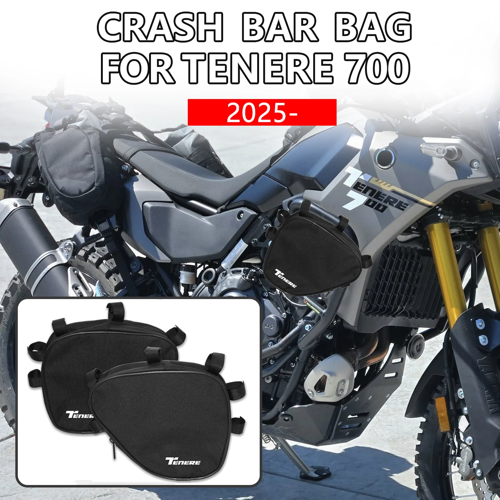 Рама мотоцикла, защитные дуги, водонепроницаемая сумка, инструмент для ремонта бампера, сумка для размещения Yamaha Tenere 700 2025 T7 T700 Tenere 700 2026
Рама мотоцикла, защитные дуги, водонепроницаемая сумка, инструмент для ремонта бампера, сумка для размещения Yamaha Tenere 700 2025 T7 T700 Tenere 700 2026