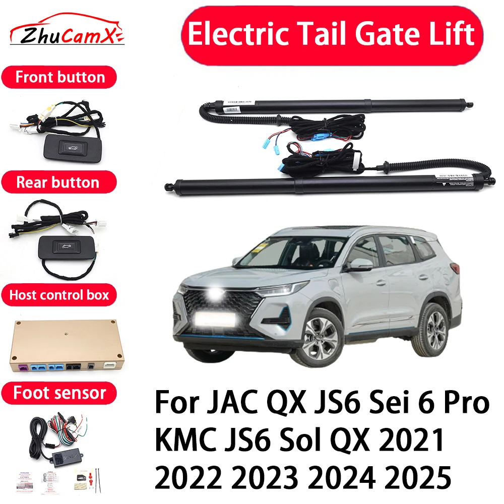 ZhuCamX Car Automatic Electric Tail Gate Lift Tailgate Assist System for JAC QX JS6 Sei 6 Pro KMC JS6 Sol QX 2021~2025
ZhuCamX Car Automatic Electric Tail Gate Lift Tailgate Assist System for JAC QX JS6 Sei 6 Pro KMC JS6 Sol QX 2021~2025