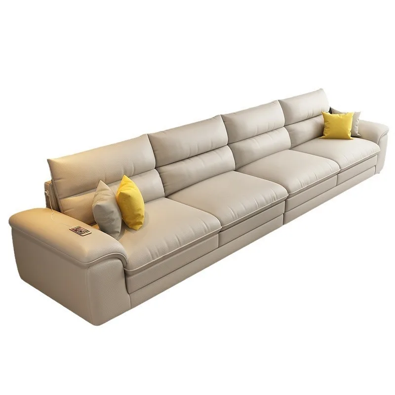 Leather sofa first layer cowhide modern simple living room size apartment style classic
Leather sofa first layer cowhide modern simple living room size apartment style classic