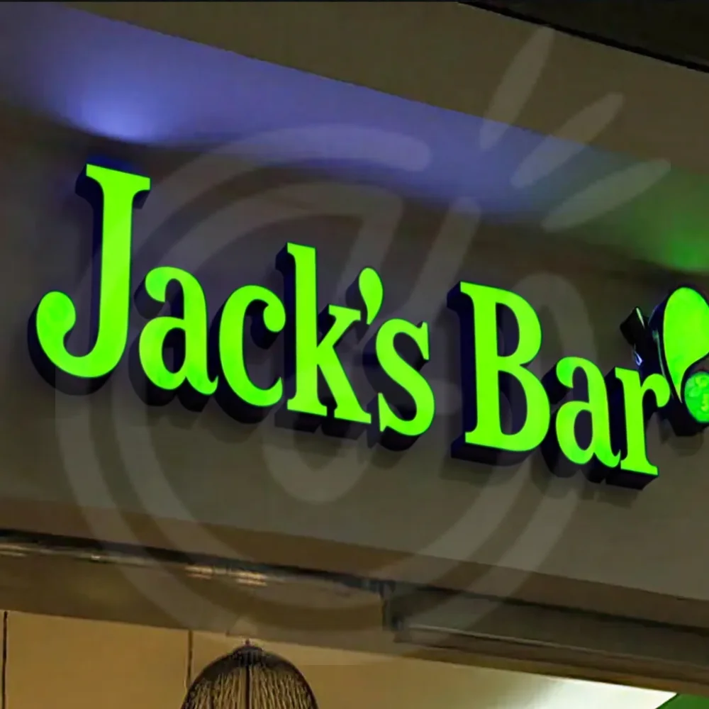 Custom 3D LED Frontlit Metal Letters Sign for Business Storefront Outdoor Waterproof Illuminated Advertising Signage
Custom 3D LED Frontlit Metal Letters Sign for Business Storefront Outdoor Waterproof Illuminated Advertising Signage
