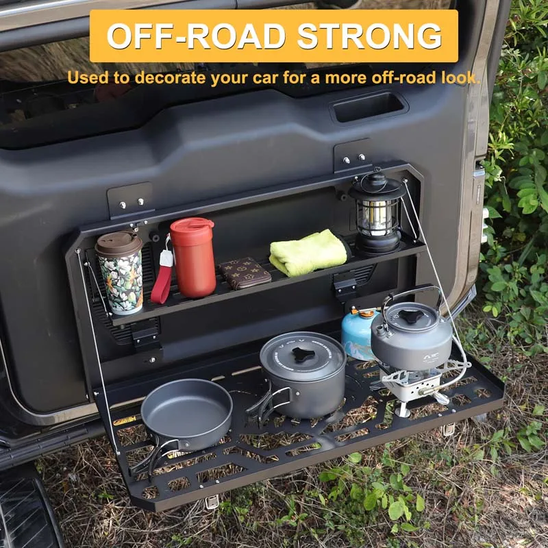 Автомобильный багажник из алюминиевого сплава, складная полка для хранения, стол на заднюю дверь для Great Wall Tank 400 23-25, автомобильные аксессуары
Автомобильный багажник из алюминиевого сплава, складная полка для хранения, стол на заднюю дверь для Great Wall Tank 400 23-25, автомобильные аксессуары