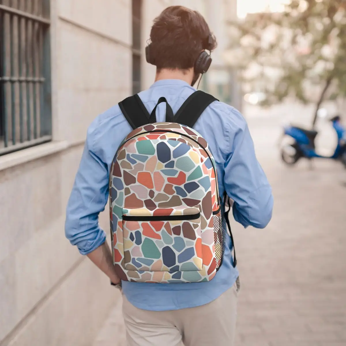 Abstract Colorful Pebbles Backpack Boys Girls BookBag Children School Bag Laptop Shoulder Bags for Men Women
Abstract Colorful Pebbles Backpack Boys Girls BookBag Children School Bag Laptop Shoulder Bags for Men Women