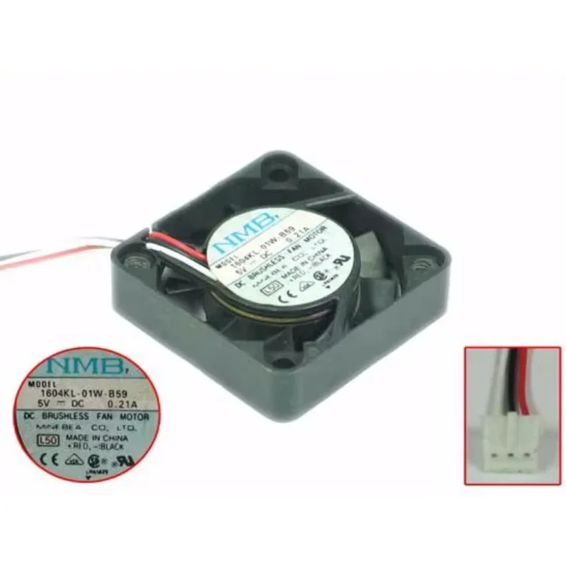 NMB-MAT 1604KL-01W-B59 L50 DC 5V 0.21A 40x40x10mm 3-wire Server Cooling Fan
NMB-MAT 1604KL-01W-B59 L50 DC 5V 0.21A 40x40x10mm 3-wire Server Cooling Fan