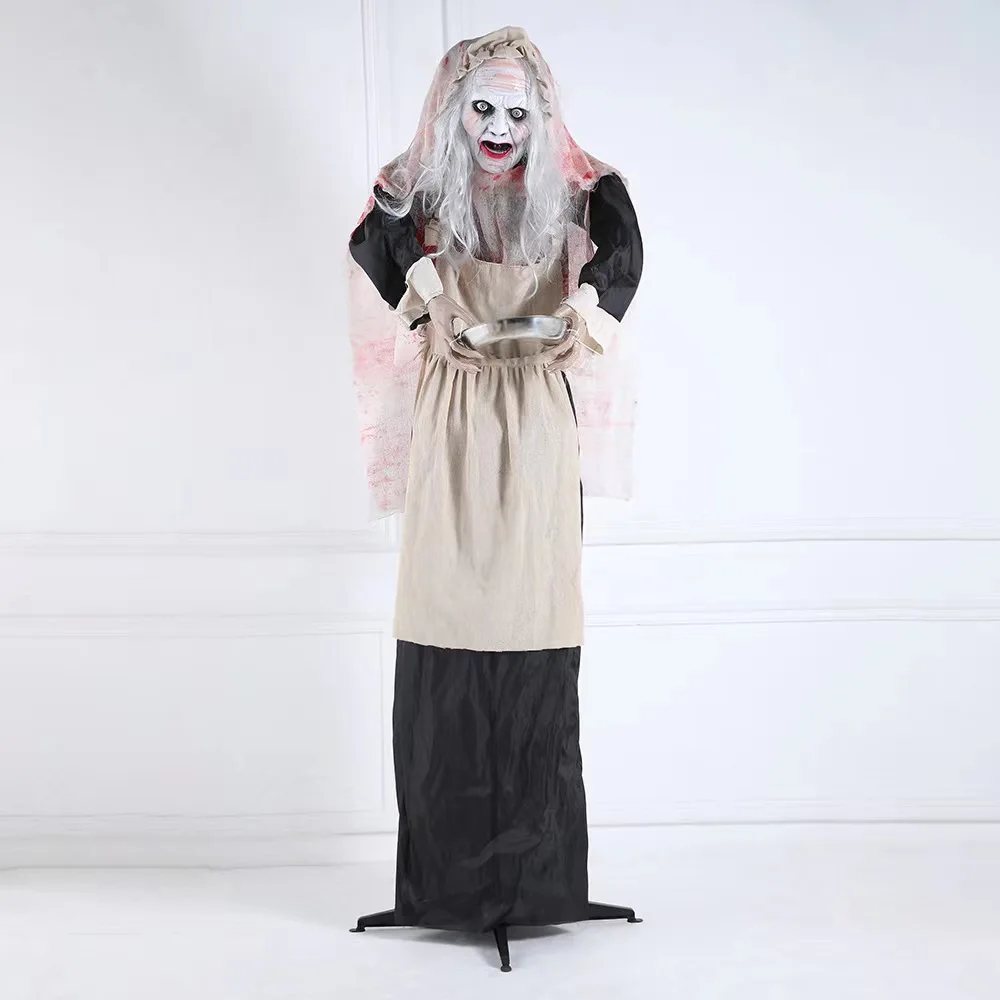 Manufacturer Wholesale Halloween Ghost Festival Large Scary Nanny Character Ornament Scary Crafts Knickknacks
Manufacturer Wholesale Halloween Ghost Festival Large Scary Nanny Character Ornament Scary Crafts Knickknacks
