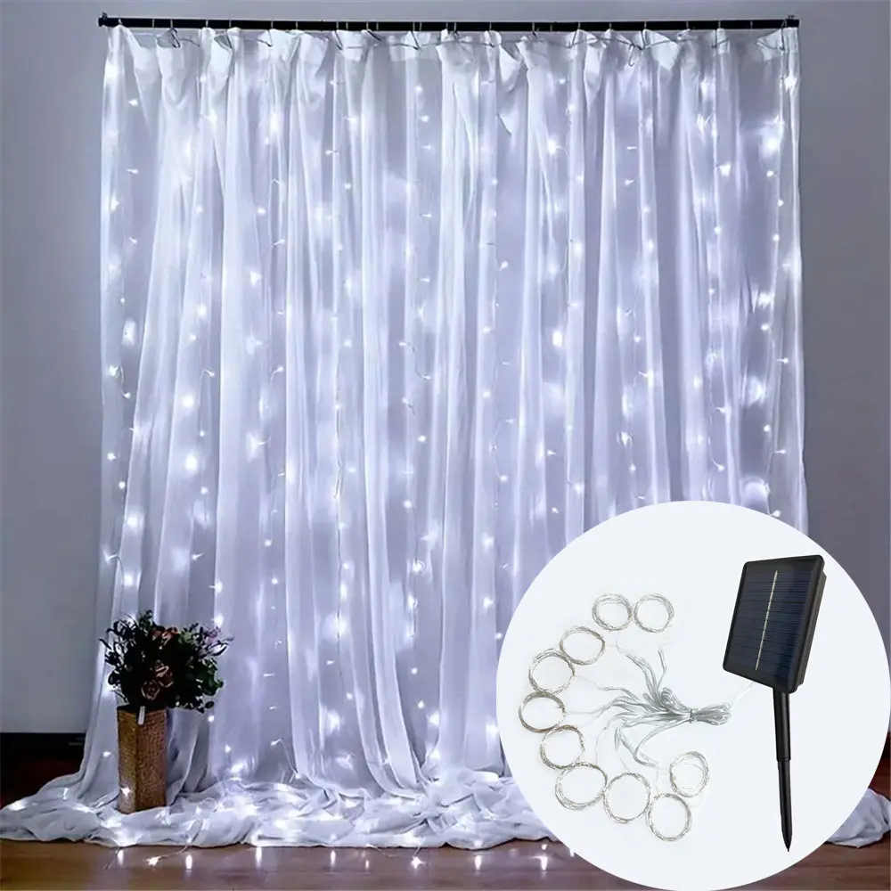 Солнечные гирлянды-шторы для улицы, сада, двора, свадьбы, дня рождения, праздничного декора, украшения к празднику Ид Мубарак 2026
Солнечные гирлянды-шторы для улицы, сада, двора, свадьбы, дня рождения, праздничного декора, украшения к празднику Ид Мубарак 2026
