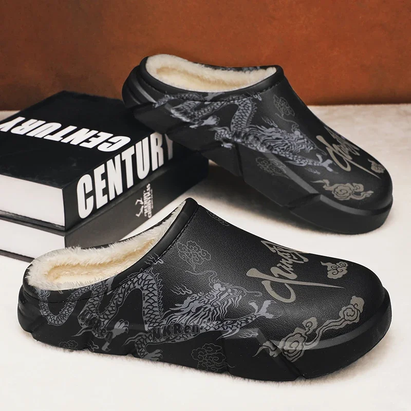 Waterproof Men's slippers Shoes for men Couple Women Home Shoes Soft and comfortable Chinese style Add Velvet Wear-resistant
Waterproof Men's slippers Shoes for men Couple Women Home Shoes Soft and comfortable Chinese style Add Velvet Wear-resistant