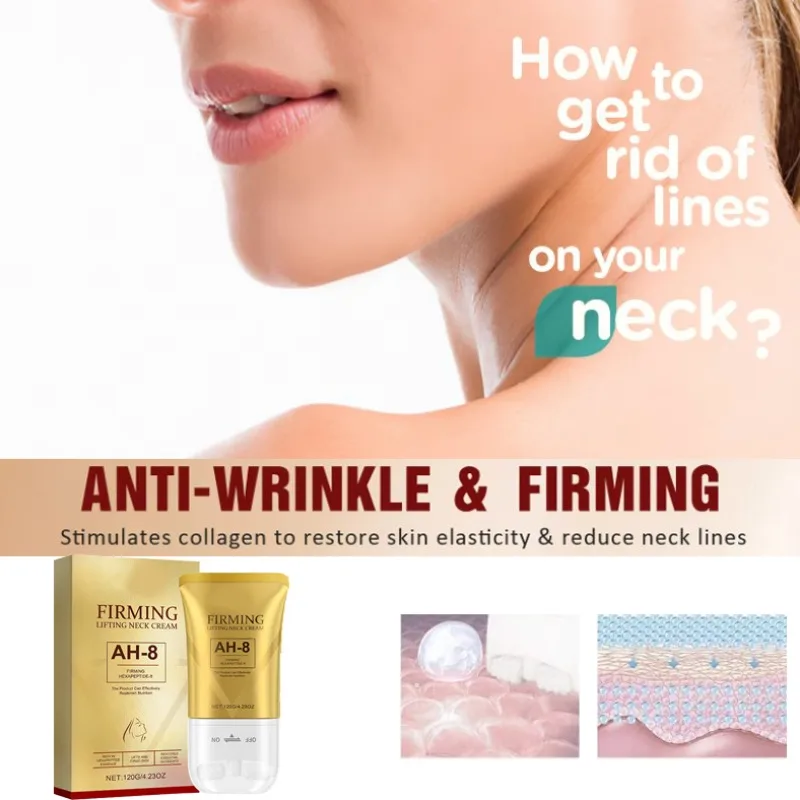 Ah-8 Firming Neck Cream Hexapeptide Moisturizing Tighten Loose Sagging Fine Lines Wrinkle Reduction Hyaluronic Acid Neck Lotion
Ah-8 Firming Neck Cream Hexapeptide Moisturizing Tighten Loose Sagging Fine Lines Wrinkle Reduction Hyaluronic Acid Neck Lotion