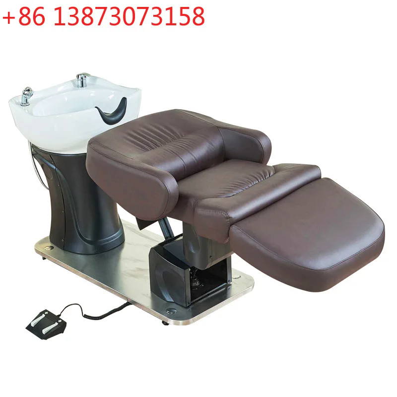 Physiotherapy electric lift shampoo bed hair salon special rotary sitting Japanese semi-full lying flush bed
Physiotherapy electric lift shampoo bed hair salon special rotary sitting Japanese semi-full lying flush bed