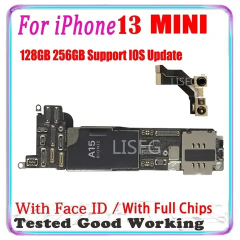 Scheda madre funzionante per iPhone 13 Mini scheda madre con Face ID per scheda logica iPhone 13mini Nessuna scheda madre iCloud