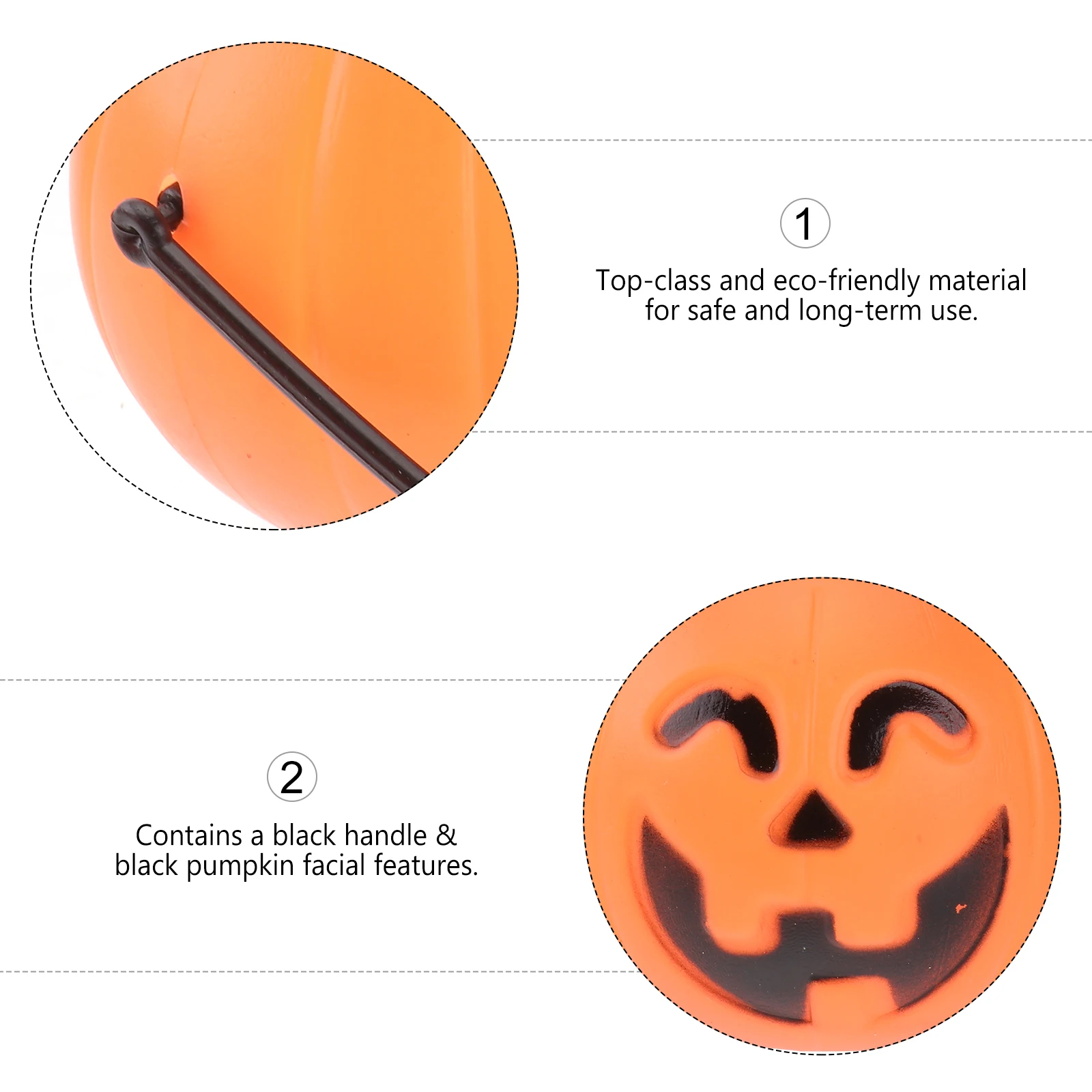 Pumpkin Bucket Toys Kids Halloween Candy Holders Portable Mini Baskets Trick Treat Eco Friendly Safe Use Black Pumpkin Features
Pumpkin Bucket Toys Kids Halloween Candy Holders Portable Mini Baskets Trick Treat Eco Friendly Safe Use Black Pumpkin Features