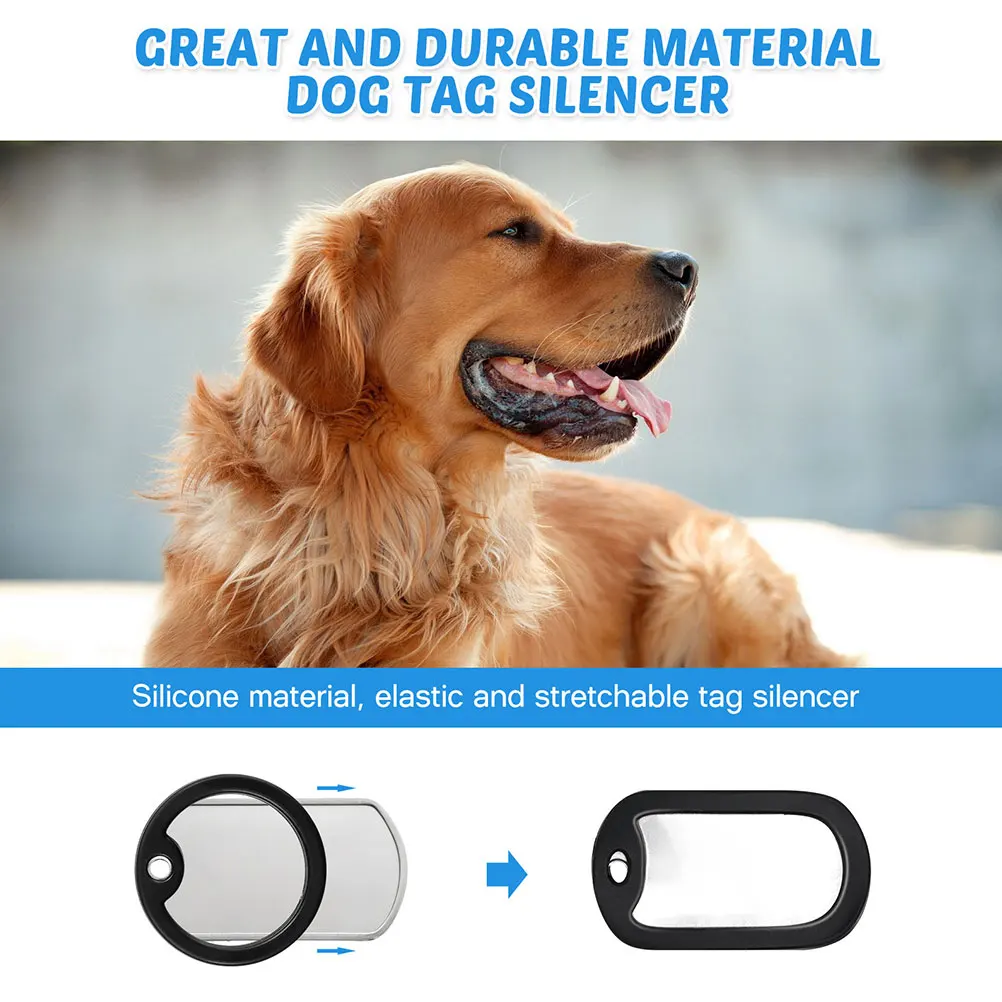 6pcs Dog Tag Protective Covers Black Silicone Silencers for Collar Id Tags Mute Cover Pet Accessories Round Shape Practical Use
6pcs Dog Tag Protective Covers Black Silicone Silencers for Collar Id Tags Mute Cover Pet Accessories Round Shape Practical Use