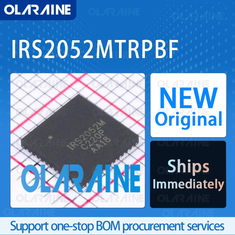 1/5/10Pcs IRS2052MTRPBF MLP-48 original ic chip Audio amplifiers RoHS Voltage - 20 V
1/5/10Pcs IRS2052MTRPBF MLP-48 original ic chip Audio amplifiers RoHS Voltage - 20 V