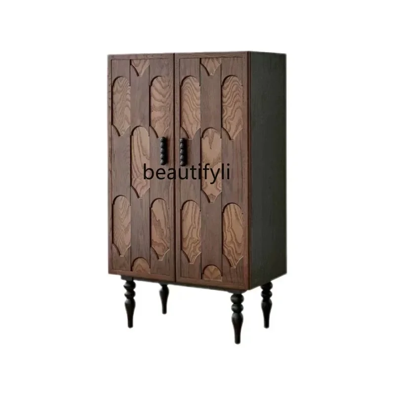 xzzFrench retro solid wood side cabinet American porch dining side French storage shoe cabinet
xzzFrench retro solid wood side cabinet American porch dining side French storage shoe cabinet