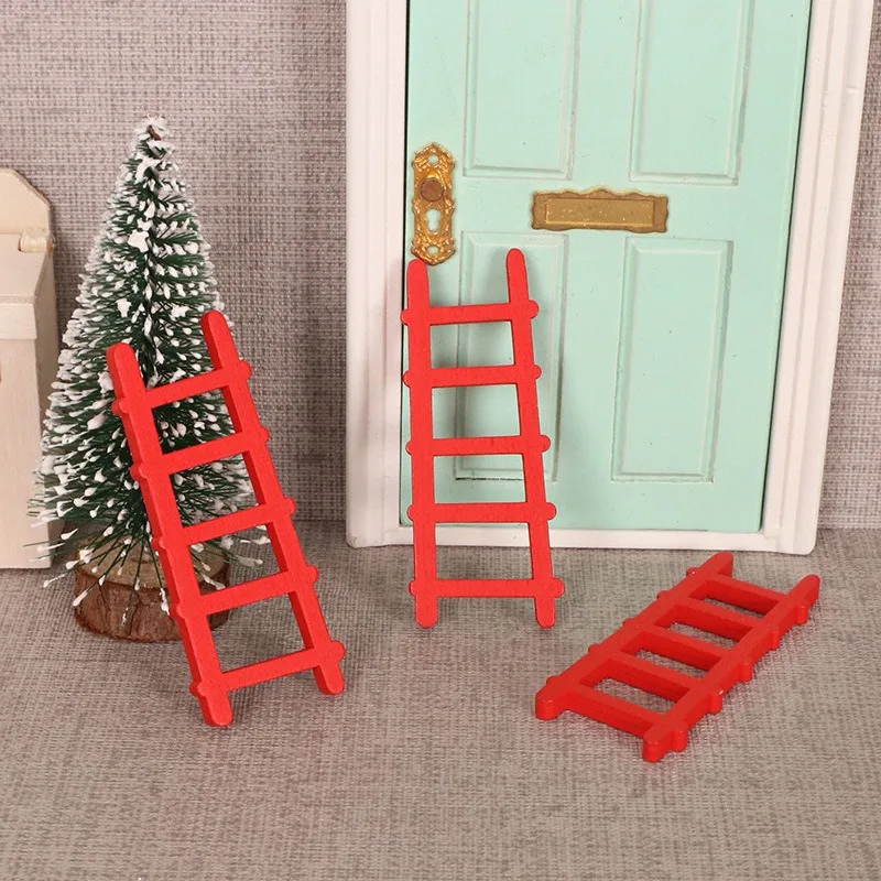3pcs Dollhouse Mini Red Ladder Tool Wooden Christmas Model Simulation Miniature Ornament Doll Accessories Home Decor Decoration
3pcs Dollhouse Mini Red Ladder Tool Wooden Christmas Model Simulation Miniature Ornament Doll Accessories Home Decor Decoration