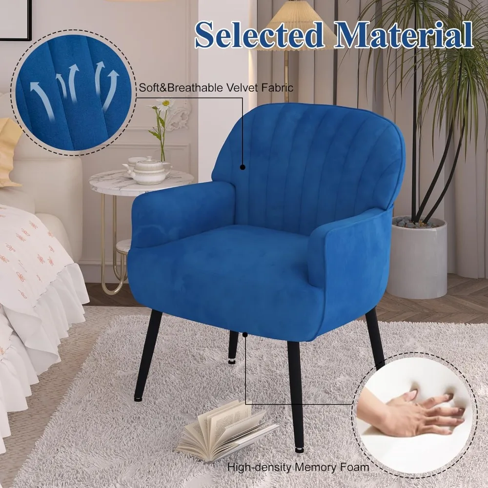 Velvet decorated chair, modern casual soft cushion single sofa, side living room chair, comfortable metal leg cluster back
Velvet decorated chair, modern casual soft cushion single sofa, side living room chair, comfortable metal leg cluster back