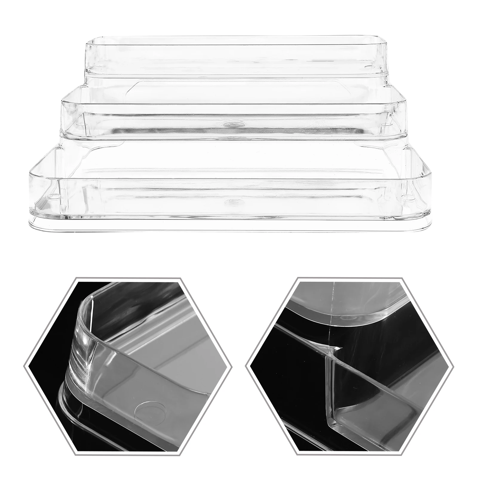 3-Tier Acrylic Desktop Organizer Storage Rack Transparent Cup Shelf Stationery Holder Multi-Layer Table Tray For
3-Tier Acrylic Desktop Organizer Storage Rack Transparent Cup Shelf Stationery Holder Multi-Layer Table Tray For