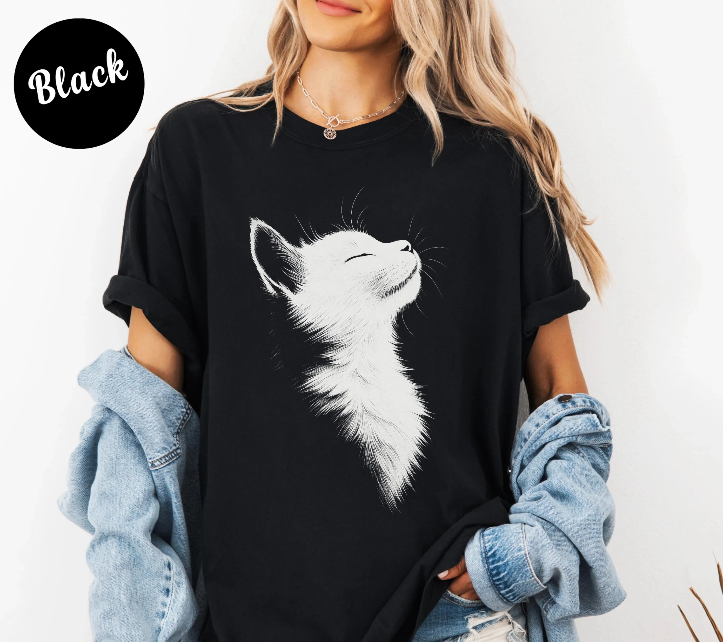 Plus Size Summer Women's Vintage White Cat Pattern T-Shirt Cotton Breathable Stylish Versatile Street Style Oversized
Plus Size Summer Women's Vintage White Cat Pattern T-Shirt Cotton Breathable Stylish Versatile Street Style Oversized