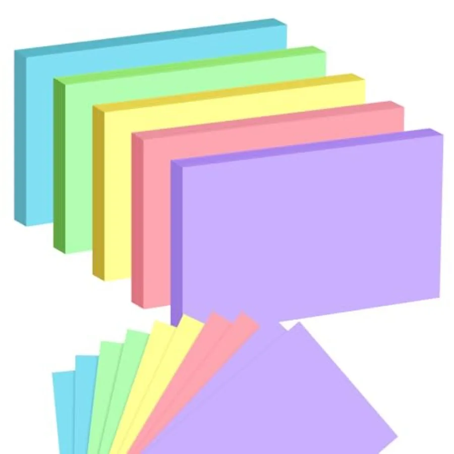 Colored Index Cards 4x6, 190 Pack Blank Index Cards, Flash Cards for Studying, Heavy Note Cards for Office, Home and School
Colored Index Cards 4x6, 190 Pack Blank Index Cards, Flash Cards for Studying, Heavy Note Cards for Office, Home and School