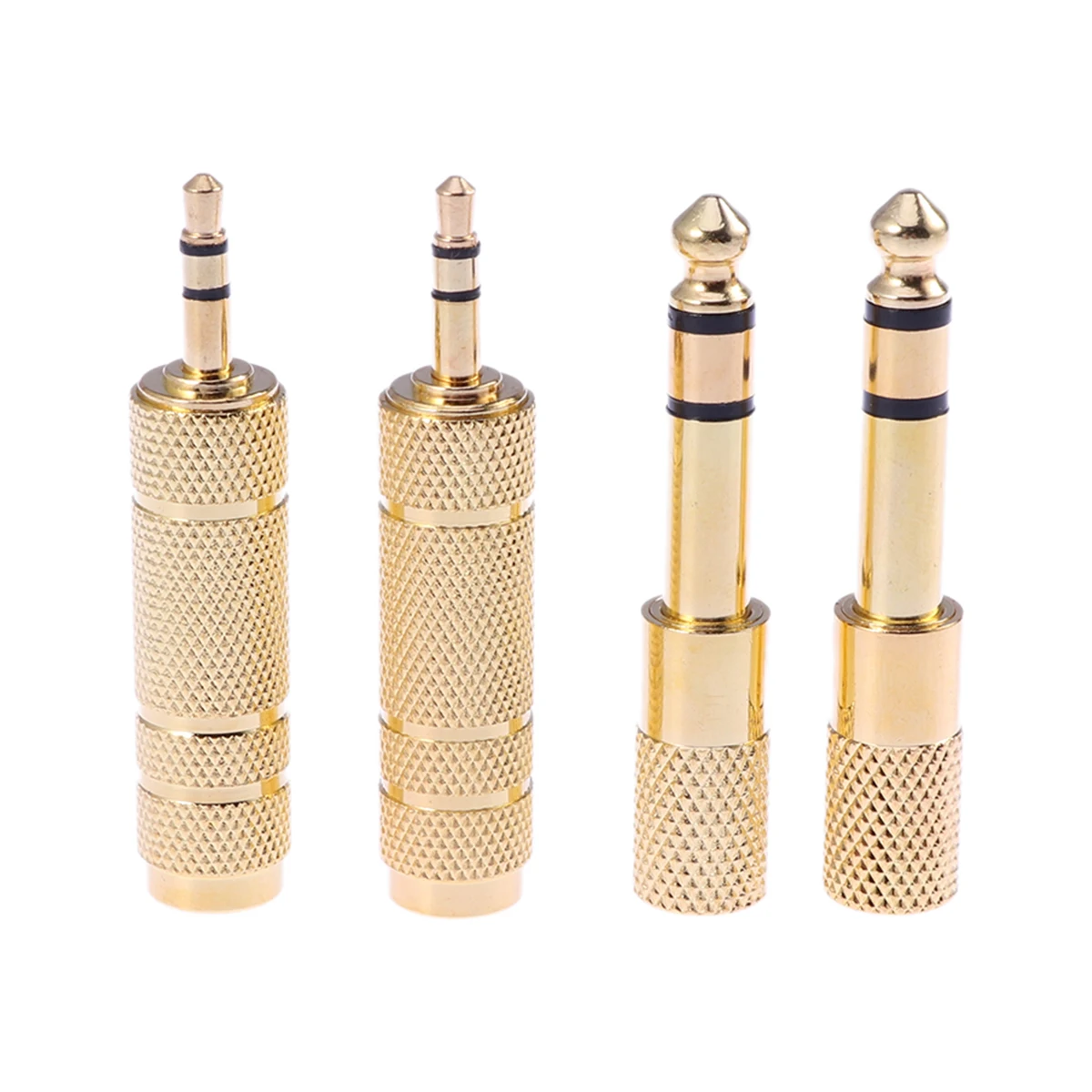 4 Pcs 6.5mm Male to 3.5mm Female Stereo Audio Adapter Gold Plated Headphone Jack Plug Converter for Headphone Audio Earphone Mic
4 Pcs 6.5mm Male to 3.5mm Female Stereo Audio Adapter Gold Plated Headphone Jack Plug Converter for Headphone Audio Earphone Mic