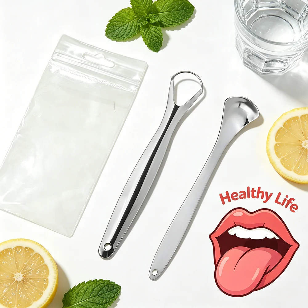 Daily Mouth Maintenance Scraper Ergonomic Shape Steel Tongue Cleaner Reliable Accessory For Personal Oral Health
Daily Mouth Maintenance Scraper Ergonomic Shape Steel Tongue Cleaner Reliable Accessory For Personal Oral Health