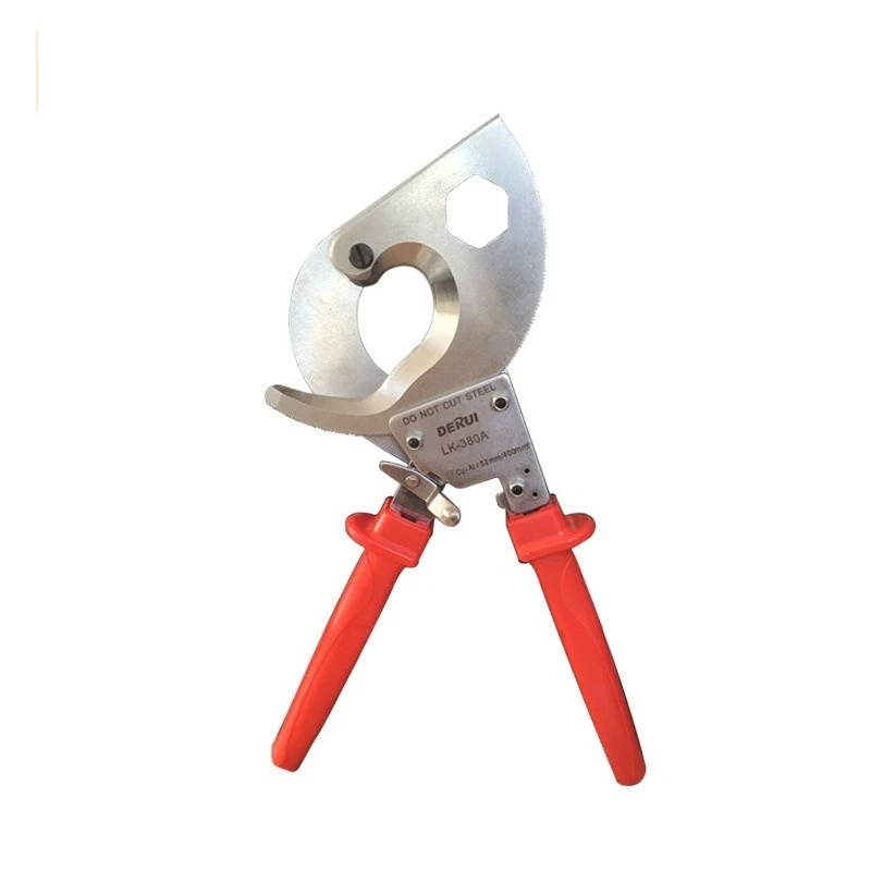 LK-380A Ratchet Type Cable Cutting Pliers for Copper Aluminum Wire Electrician Heavy Duty Cutter Shears
LK-380A Ratchet Type Cable Cutting Pliers for Copper Aluminum Wire Electrician Heavy Duty Cutter Shears
