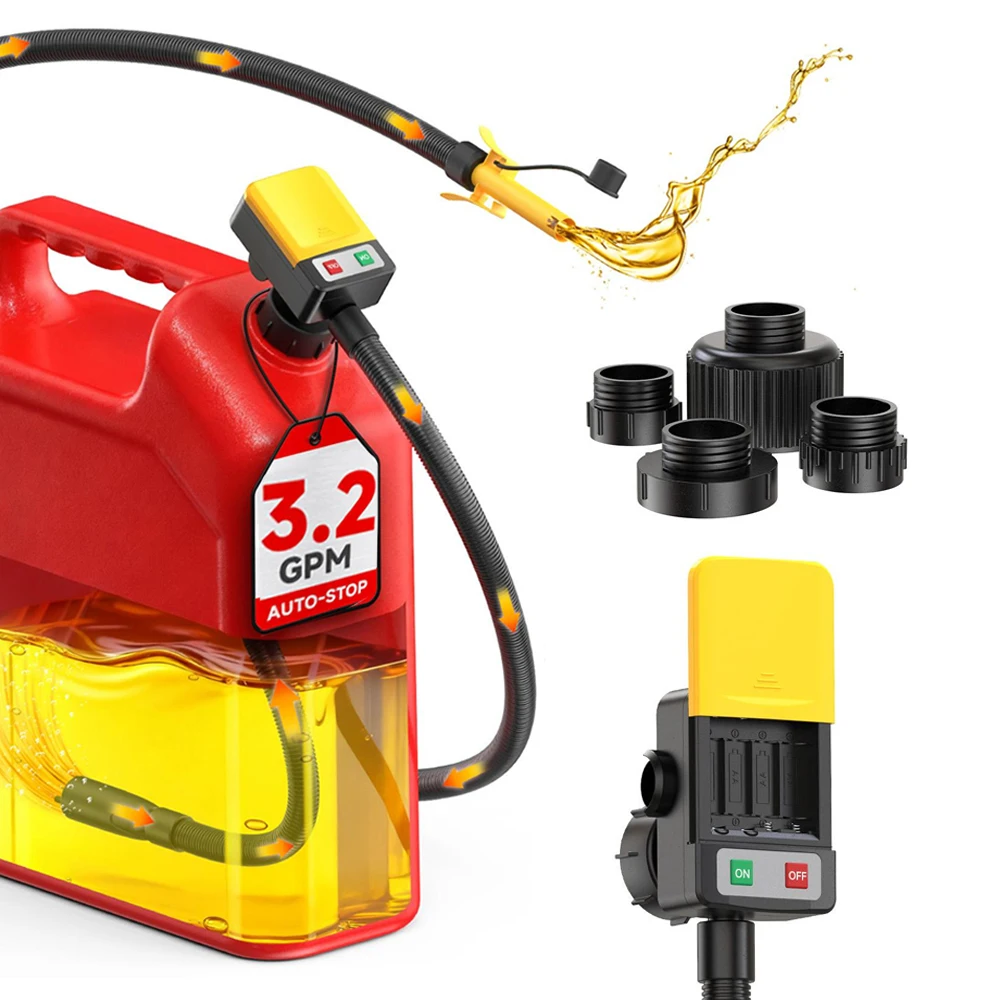 Электрический топливный насос Taskstar с автоматическим отключением, защитой от протечек, шланг 51 дюйм, для бензина и дизеля, электрический насос для перекачки топлива и масла
Электрический топливный насос Taskstar с автоматическим отключением, защитой от протечек, шланг 51 дюйм, для бензина и дизеля, электрический насос для перекачки топлива и масла