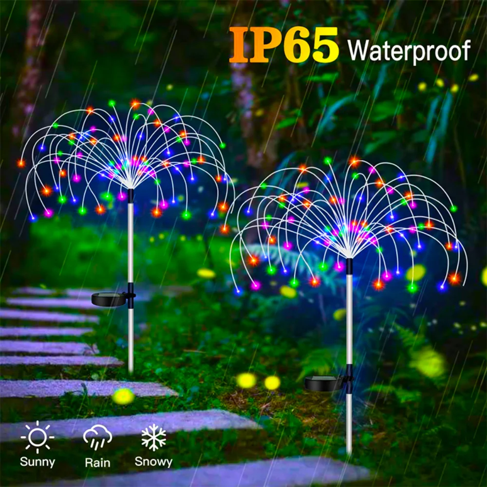 Solar LED Firework Light DIY Solar Lamp Waterproof String Fairy Light Outdoor Lighting Garden Decor Lawn Lamp Holiday Lighting
Solar LED Firework Light DIY Solar Lamp Waterproof String Fairy Light Outdoor Lighting Garden Decor Lawn Lamp Holiday Lighting