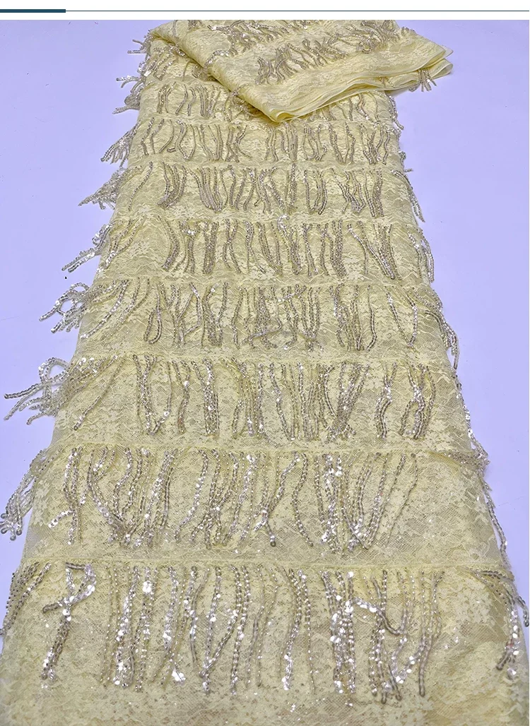 5yard soft mesh fabric Tassel bead sequin embroidery telas con bordado Wedding Dress cheongsam Stage fabrics for clothing
5yard soft mesh fabric Tassel bead sequin embroidery telas con bordado Wedding Dress cheongsam Stage fabrics for clothing