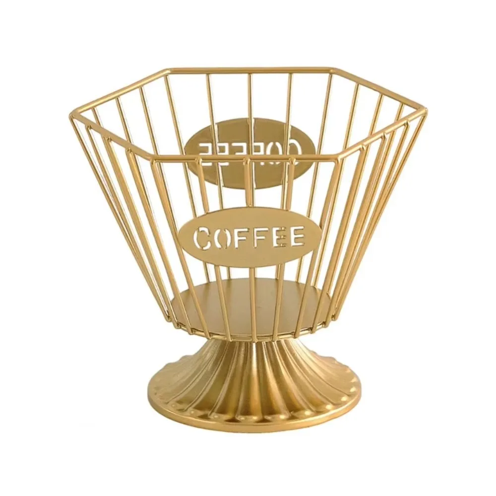 Large Capacity Coffee Capsule Holder Round/Hexagonal Shape Multi-functional Metal Coffee Display Basket High Quality
Large Capacity Coffee Capsule Holder Round/Hexagonal Shape Multi-functional Metal Coffee Display Basket High Quality