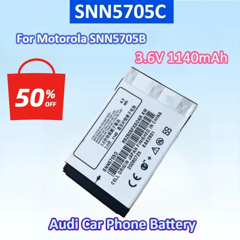 NEW 3.6V 1140mAh For Motorola SNN5705B for BMW E60/E66 Audi Car Phone Battery SNN5705C Digital Batteries
NEW 3.6V 1140mAh For Motorola SNN5705B for BMW E60/E66 Audi Car Phone Battery SNN5705C Digital Batteries