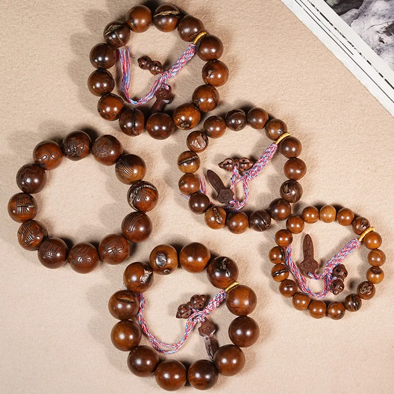 Chinese Traditional Thunderstruck Jujube Wood Beaded Bracelet Lucky Prayer Mala Beads Unisex Feng Shui Jewelry For Good Fortune
Chinese Traditional Thunderstruck Jujube Wood Beaded Bracelet Lucky Prayer Mala Beads Unisex Feng Shui Jewelry For Good Fortune
