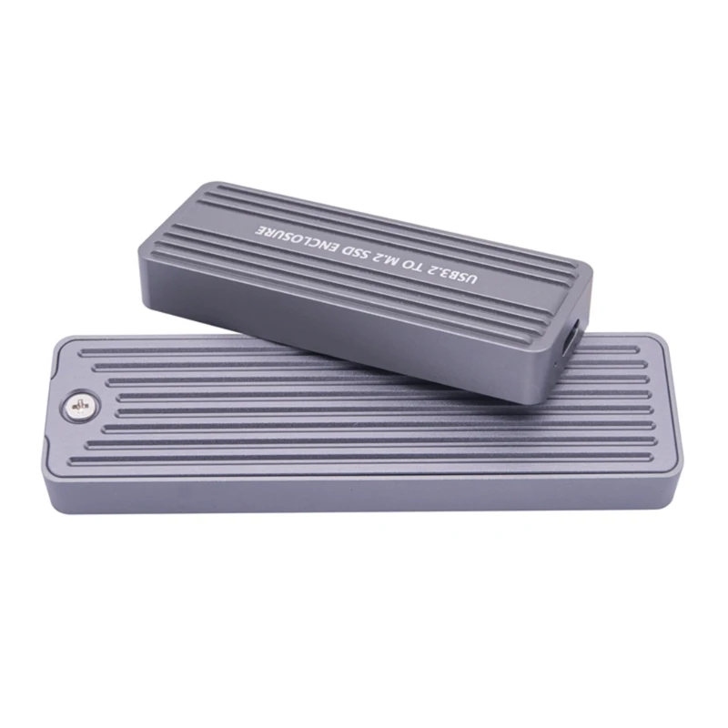SSD Enclosure Case USB3.2 Gen2x2 20Gbps Two Protocols External SSD Adapter Box For 2242/2280 Option Aluminum Shell
SSD Enclosure Case USB3.2 Gen2x2 20Gbps Two Protocols External SSD Adapter Box For 2242/2280 Option Aluminum Shell