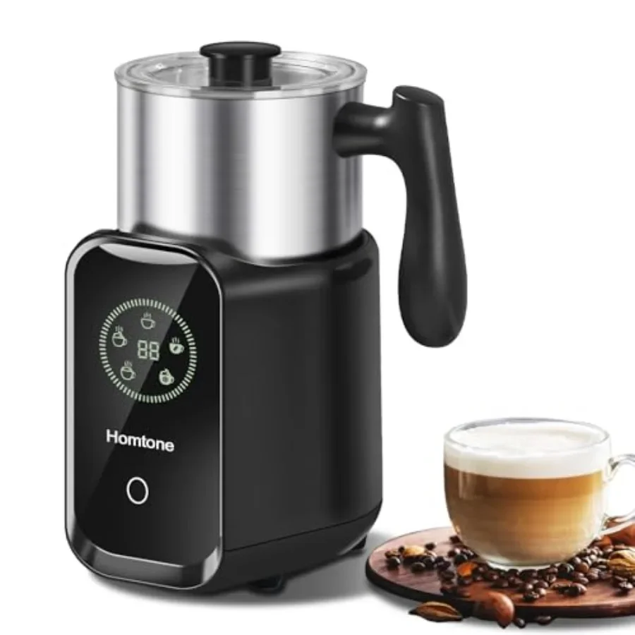 5-in-1 electric milk frother for latte and hot chocolate stainless steel silver 21 oz capacity with hot/cold foam and steam fun
5-in-1 electric milk frother for latte and hot chocolate stainless steel silver 21 oz capacity with hot/cold foam and steam fun