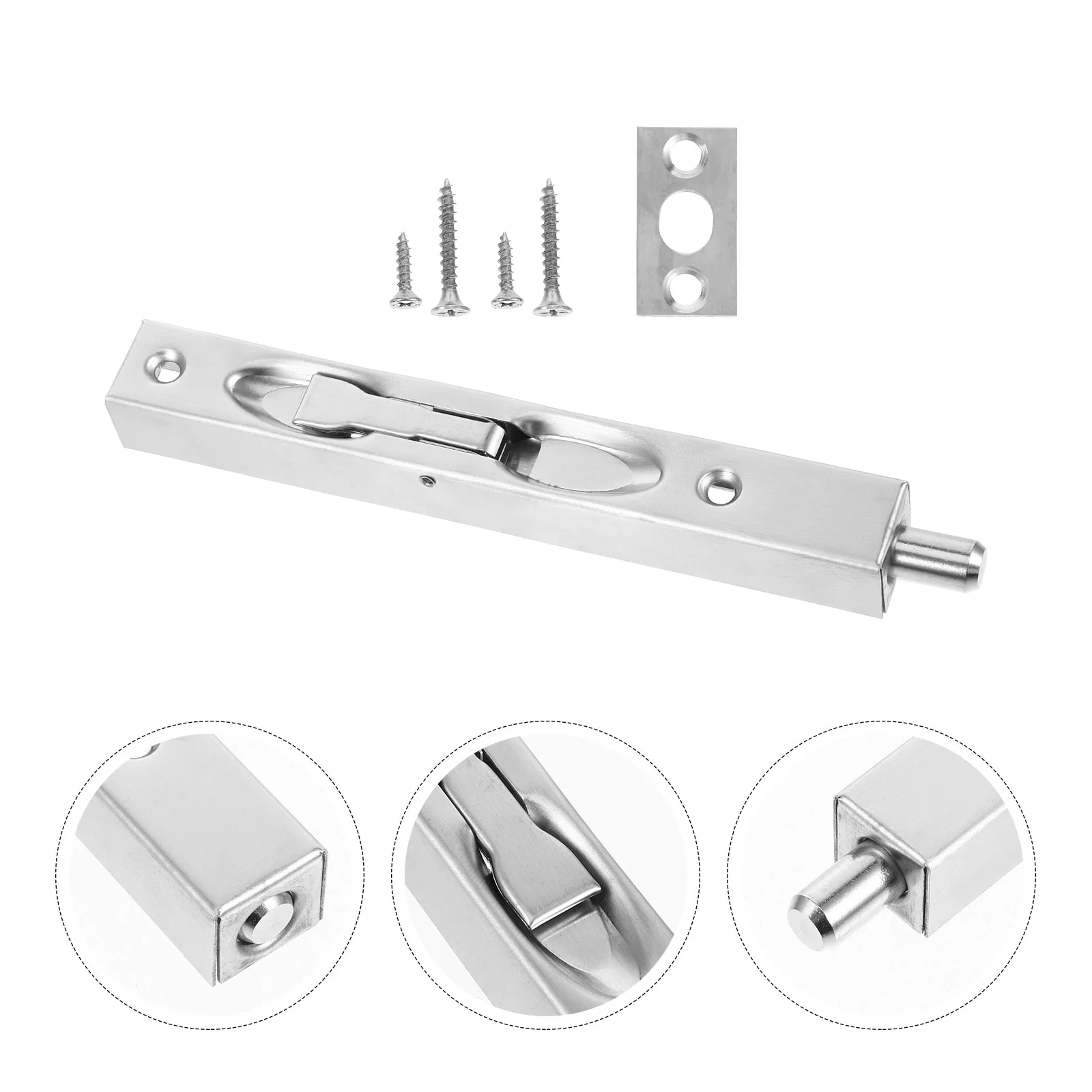 Box Type Hidden Latch Adjustable Metal Double Fold Door Lock Simple Barrel Bolts for Doors Stainless Steel Locks
Box Type Hidden Latch Adjustable Metal Double Fold Door Lock Simple Barrel Bolts for Doors Stainless Steel Locks