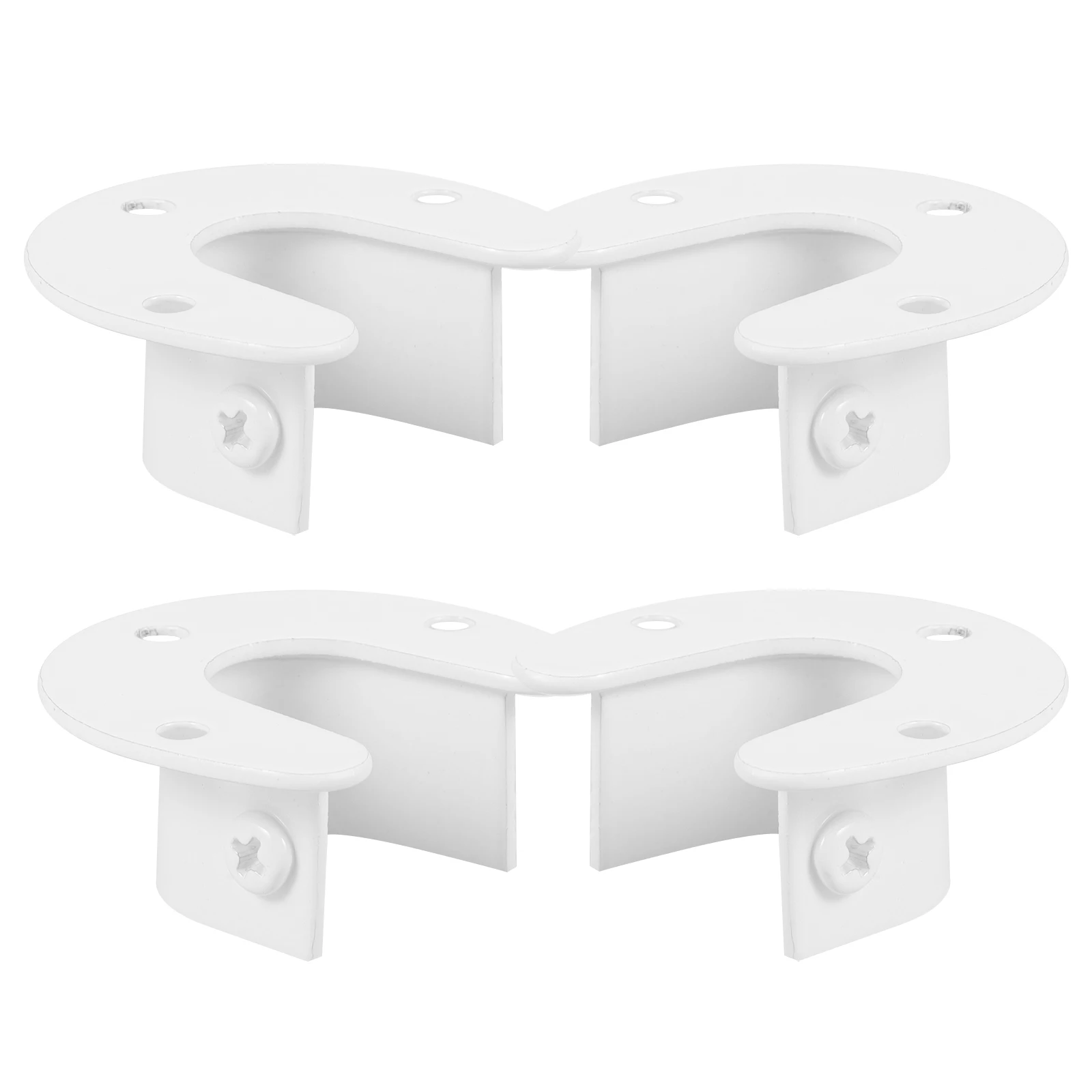 4pcs Stainless Curtain Rod Closet Rod End Supports Brackets White 32mm Closet Bathroom Window Wardrobe Pole Sockets Supports 
4pcs Stainless Curtain Rod Closet Rod End Supports Brackets White 32mm Closet Bathroom Window Wardrobe Pole Sockets Supports