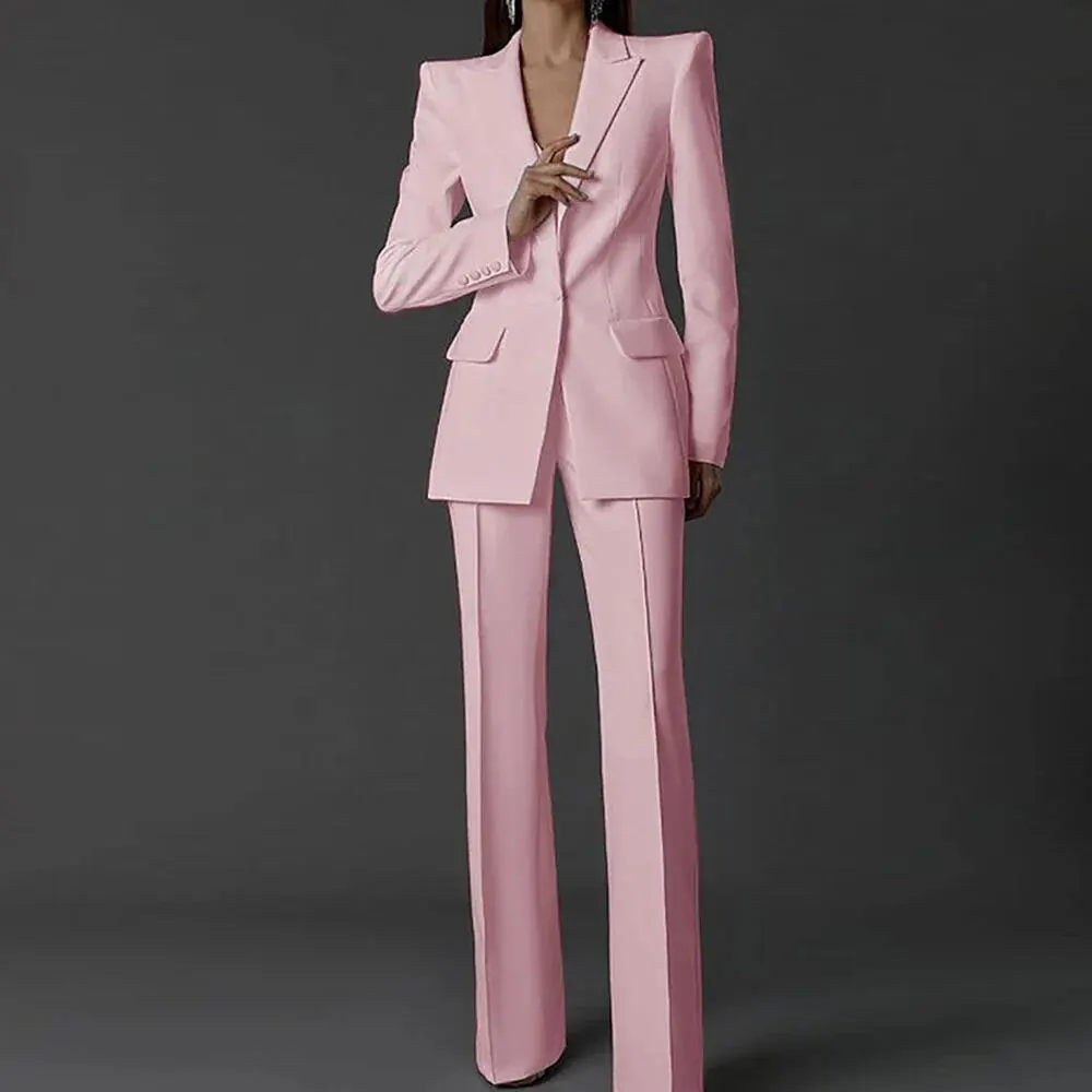 Customized New Arrivals 2 Pieces Suits For Women Simple Jacket Slim Fit Pants Party Gown 2 Pieces Sets Mother's Dress
Customized New Arrivals 2 Pieces Suits For Women Simple Jacket Slim Fit Pants Party Gown 2 Pieces Sets Mother's Dress