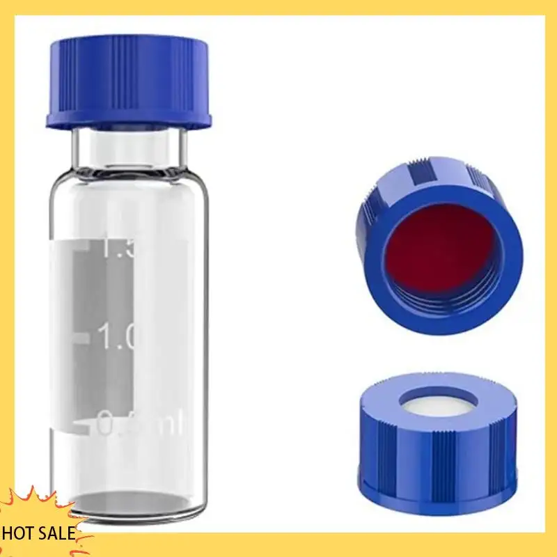 100 Pack 2Ml HPLC Vials 9-425 Lab Amber Vials With Write-On Spot And Graduations,Screw Cap Clear
100 Pack 2Ml HPLC Vials 9-425 Lab Amber Vials With Write-On Spot And Graduations,Screw Cap Clear