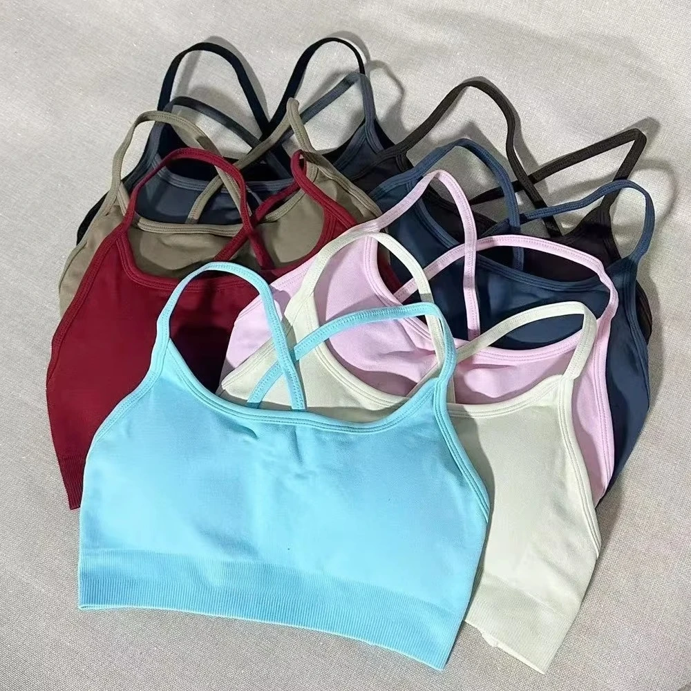 Dynamic Backless Fitness Yoga Gym Workout Women Seamless Bra Medium Support Padded Gym Stretchy Fitness Sports Crop Top
Dynamic Backless Fitness Yoga Gym Workout Women Seamless Bra Medium Support Padded Gym Stretchy Fitness Sports Crop Top