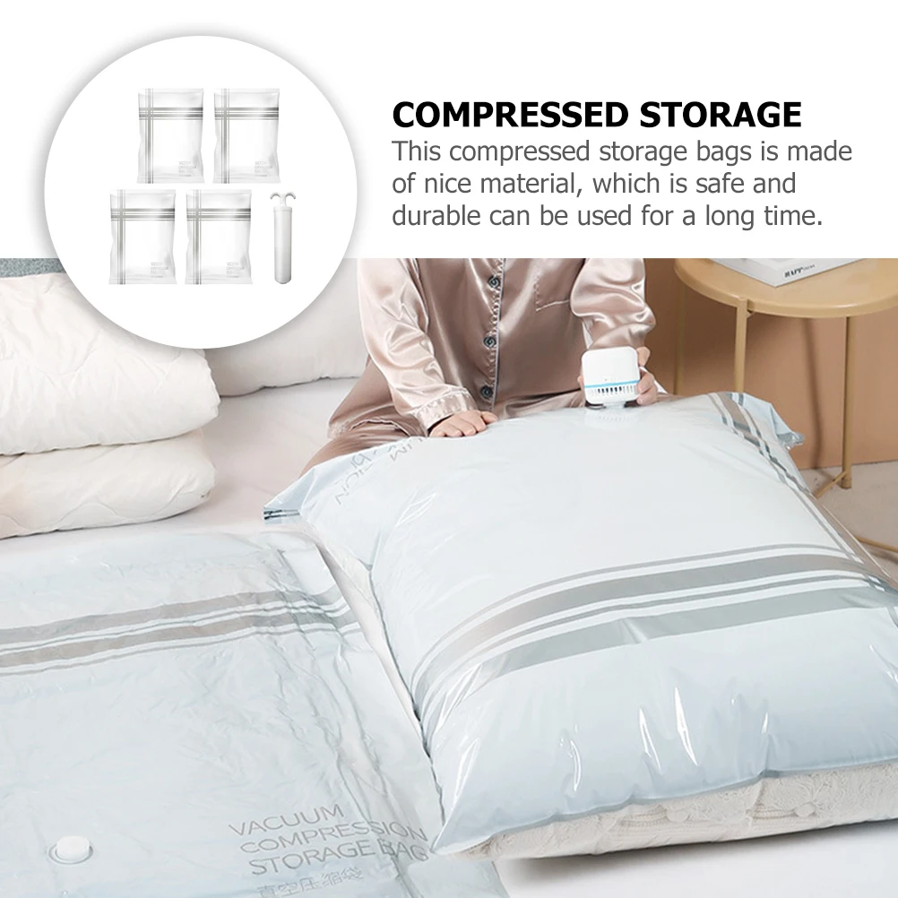 Vacuum Storage Bag Sealer Bags Waterproof Foldable Vaccum Pe Material Compressed Travel
Vacuum Storage Bag Sealer Bags Waterproof Foldable Vaccum Pe Material Compressed Travel