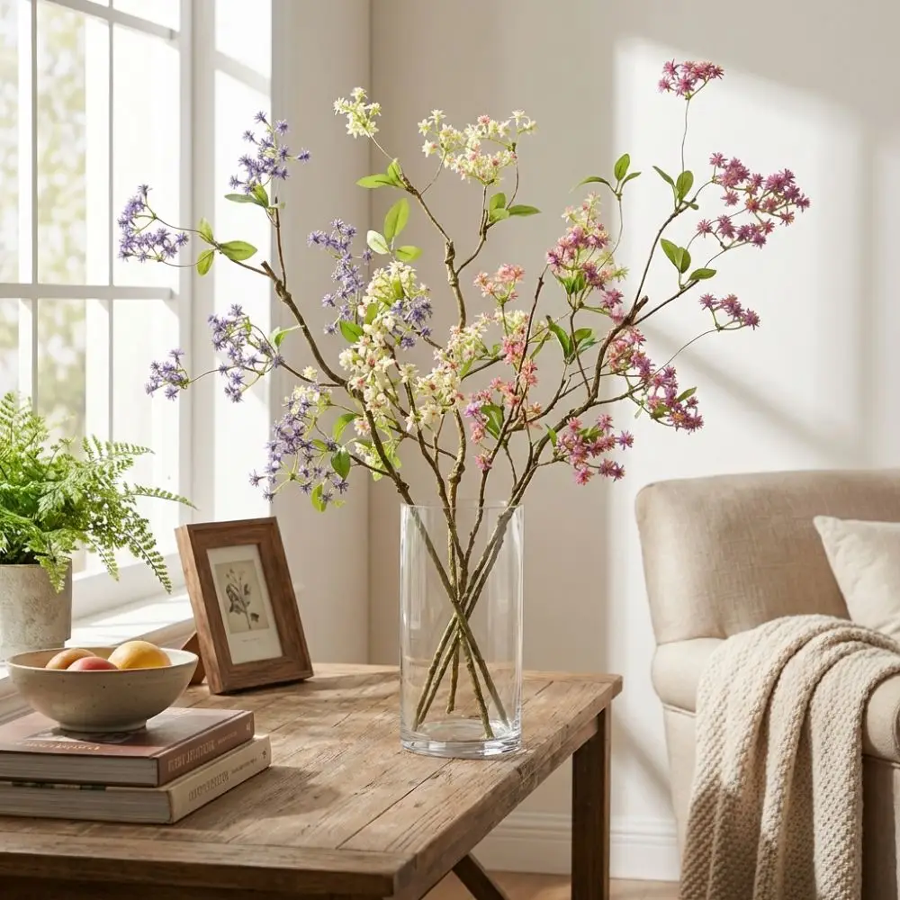 Plastic Artificial Rose Vine Branch Flower Arrangement Small Floral Simulated Rose Flower Lifelike Handmade Fake Flowers
Plastic Artificial Rose Vine Branch Flower Arrangement Small Floral Simulated Rose Flower Lifelike Handmade Fake Flowers