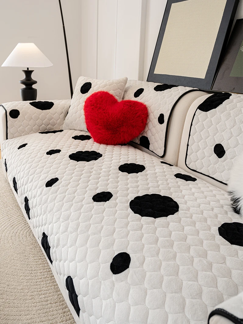 Thiened Winter Plu Sofa Cuion Cow Patterned Non-Slip Cover Simple Modern Sle Polyester Filled Heat Insulating Sofa Pad
Thiened Winter Plu Sofa Cuion Cow Patterned Non-Slip Cover Simple Modern Sle Polyester Filled Heat Insulating Sofa Pad
