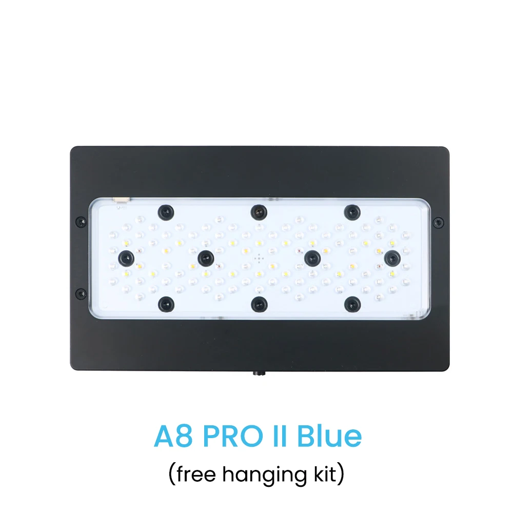 A8 Pro II Max/Blue 240W Full Spectrum WiFi Marine Aquarium Light Crees LED 8-Channels for LPS/SPS Saltwater Coral Reef Tank
A8 Pro II Max/Blue 240W Full Spectrum WiFi Marine Aquarium Light Crees LED 8-Channels for LPS/SPS Saltwater Coral Reef Tank