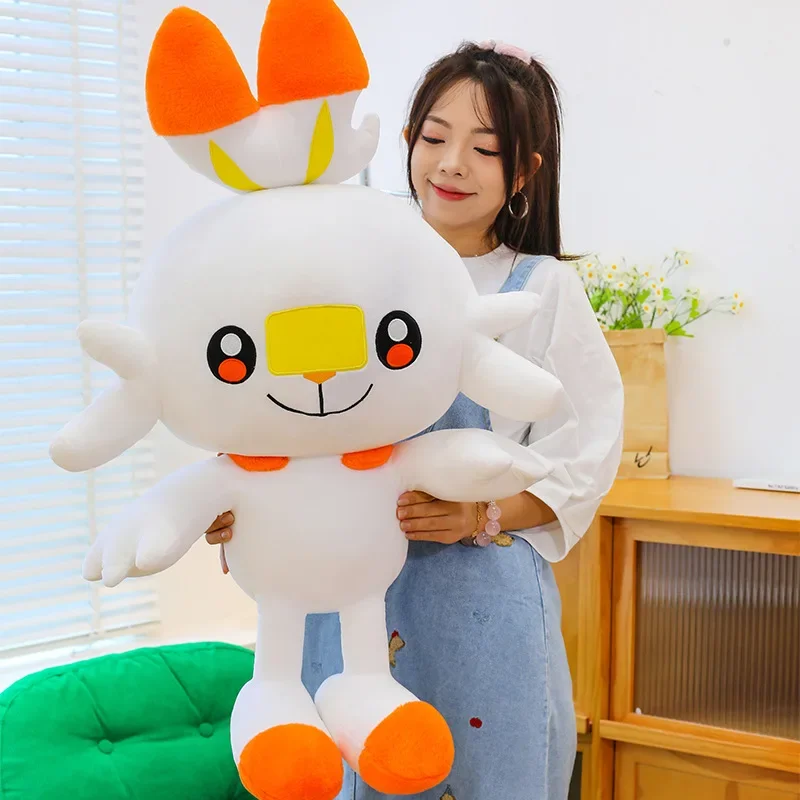 50/90 см Scorbunny Pokemon, большие плюшевые игрушки, аниме-кукла, милый гигантский кролик Покемон, мультяшная плюшевая подушка, подарок для детей на Рождество
50/90 см Scorbunny Pokemon, большие плюшевые игрушки, аниме-кукла, милый гигантский кролик Покемон, мультяшная плюшевая подушка, подарок для детей на Рождество