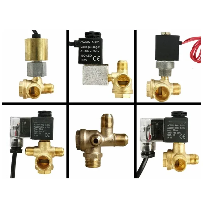 1XSilent Oil-Free Air Compressor Electromagnetic Check Valve Accessories 220V380V Solenoid Valve Power Off Pressure Relief Valve
1XSilent Oil-Free Air Compressor Electromagnetic Check Valve Accessories 220V380V Solenoid Valve Power Off Pressure Relief Valve