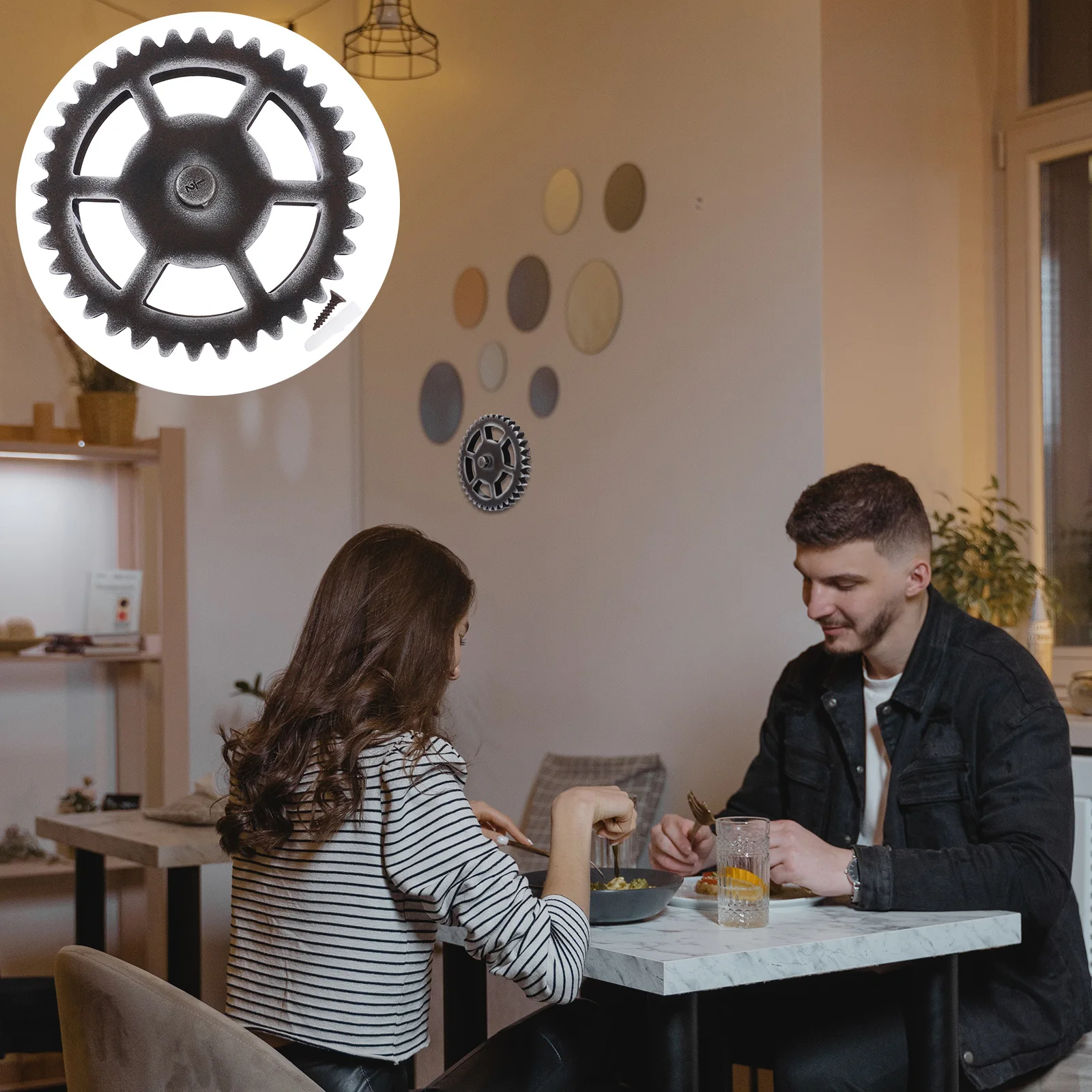 Rotatable Gear Wall Decor Vintage Wooden Hanging Home Bar Cafe Office Retro Style Long Lasting Material Perfect Bedroom Living
Rotatable Gear Wall Decor Vintage Wooden Hanging Home Bar Cafe Office Retro Style Long Lasting Material Perfect Bedroom Living