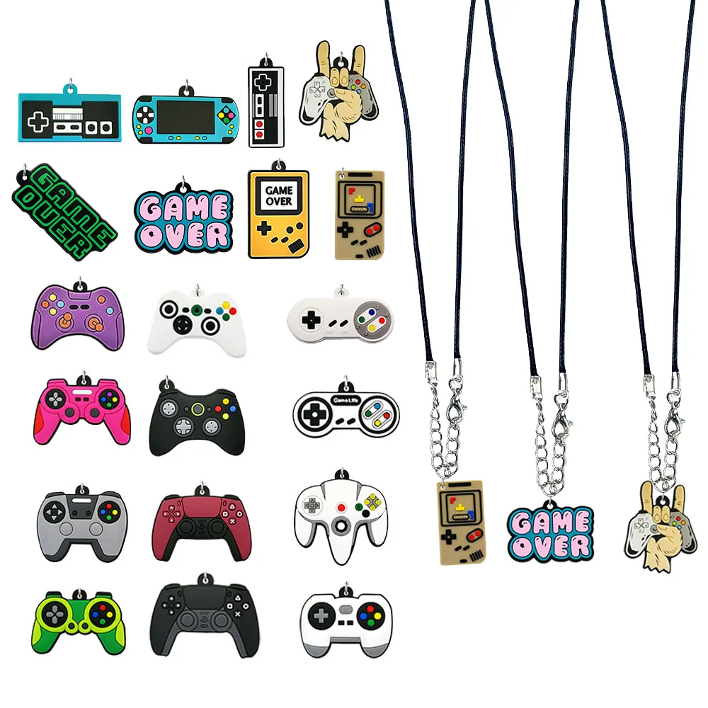 1/20pcs Gamepad PVC Necklace Retro Game Cartridge Handset Necklace Chain White Black Controller Pendant Chain Gifts for Women
1/20pcs Gamepad PVC Necklace Retro Game Cartridge Handset Necklace Chain White Black Controller Pendant Chain Gifts for Women