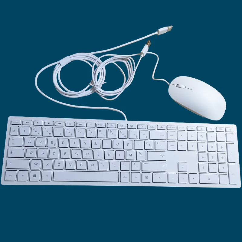 Комплект проводной USB-клавиатуры и мыши с французской раскладкой AZERTY для HP TPC-C003K TPC-C002M
Комплект проводной USB-клавиатуры и мыши с французской раскладкой AZERTY для HP TPC-C003K TPC-C002M