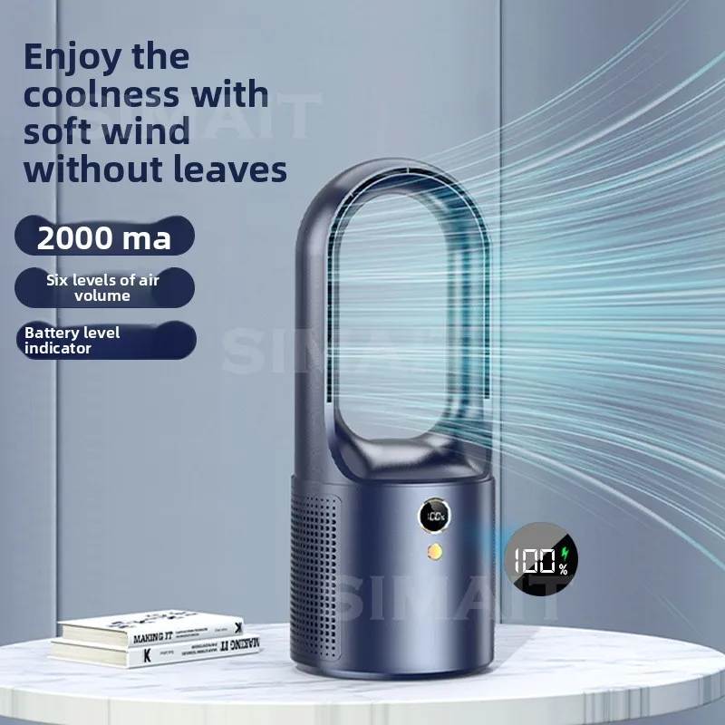 USB Bladeless Desk Fan, Rechargeable Mini Standing Fan, Quiet Safe Cooling Fan for Home Office Student Dorm
USB Bladeless Desk Fan, Rechargeable Mini Standing Fan, Quiet Safe Cooling Fan for Home Office Student Dorm