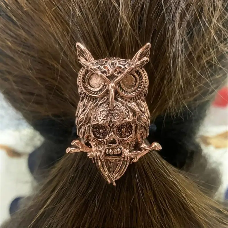 31BB Dark Series Owl Skull Hairband Cool Punk Hairtie Halloween Theme Party Headwear
31BB Dark Series Owl Skull Hairband Cool Punk Hairtie Halloween Theme Party Headwear